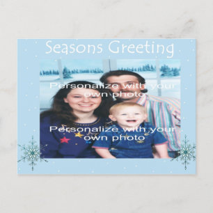 Snowflake Helgdag Postcard Helg Vykort