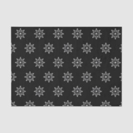 Snowflake Helgdag, svart julvit