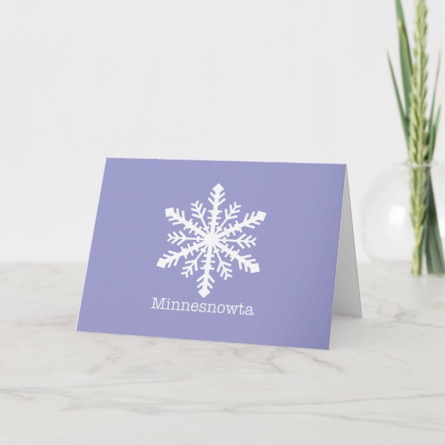 Snowflake Helgkort (Framsida)