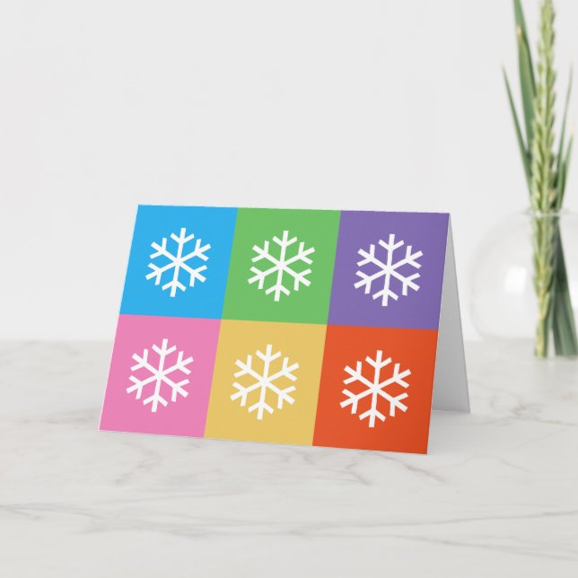 Snowflake Helgkort (Framsida)