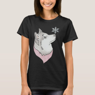 Snowflake Husky T Shirt