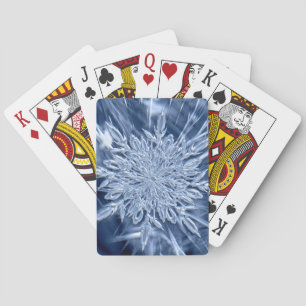 Snowflake Ice Crystal Casinokort