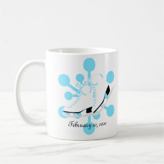 Snowflake Ice Skates Kaffemugg
