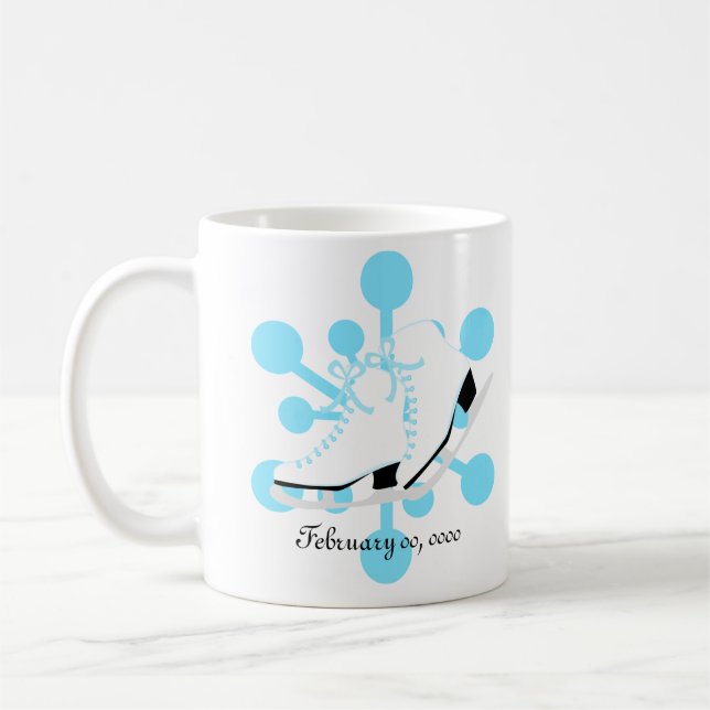 Snowflake Ice Skates Kaffemugg (Vänster)