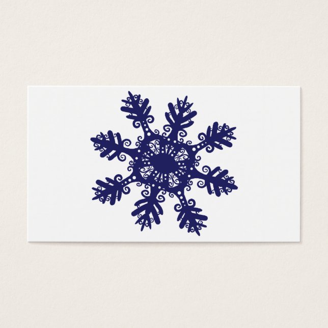 Snowflake II Visitkort (Framsidan)