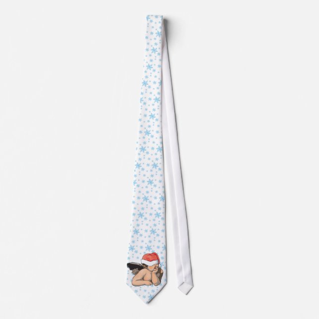 Snowflake jul Cherub Tie Slips (Framsida)