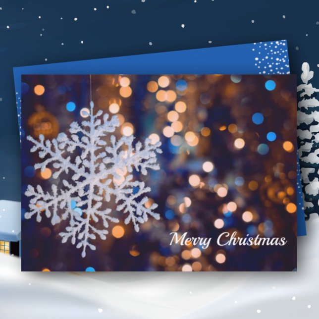 Snowflake-jul Julkort (Skapare uppladdad)