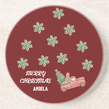 Snowflake-julafton Underlägg