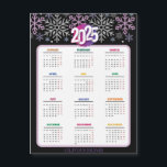 Snowflake-julen Lila Silver Calendars<br><div class="desc">Snowflake-julen Lila Silver,  Will look fantastisk på alla dina Party-leveranser är perfekt samordnade med din julklapp och du kan enkelt anpassa ditt namn. Du kan också överföra mina design till över 1 000 Zazzle-produkter. Lycka till - vara lycklig :)</div>