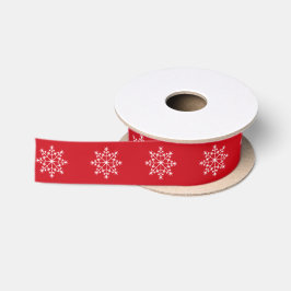Snowflake-julen Mönster Venetian Red Helgdag
