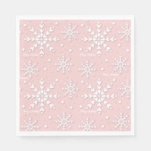 Snowflake-julen Napkin