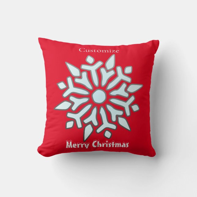 Snowflake-julet Ornament Thunder_Cove Kudde (Framsida)