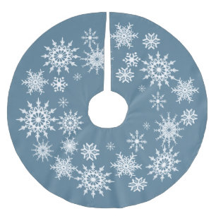 Snowflake - Julgran Skirt Julgransmatta Borstad Polyester