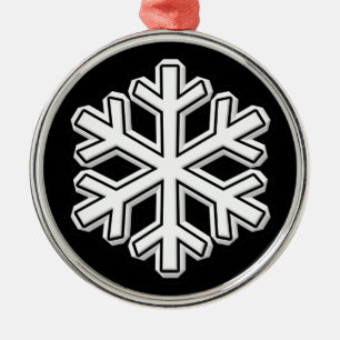 Snowflake Julgransprydnad Metall