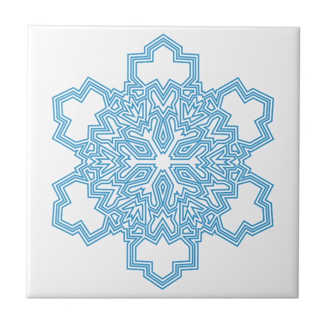 Snowflake Kakelplatta (Framsidan)
