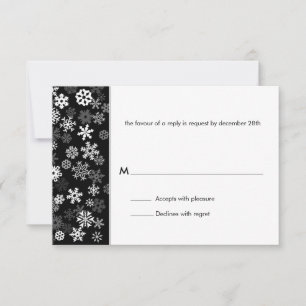 Snowflake Kant Pub Mitzvah Reply OSA Kort