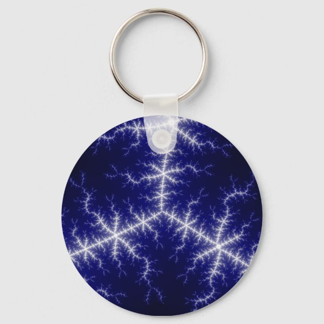 Snowflake Keychain Nyckelring (Framsida)