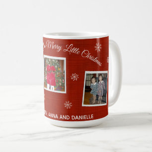 Snowflake Kisses - 3 foton - Mugg vid jul