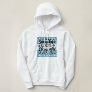 Snowflake Kisses & jul Önskemål T Shirt