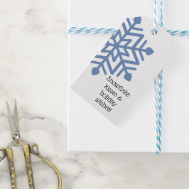 Snowflake Kisses och Helgdag Presentetikett