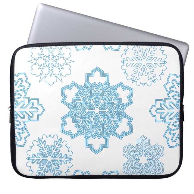Snowflake Laptop Fodral (Framsidan)