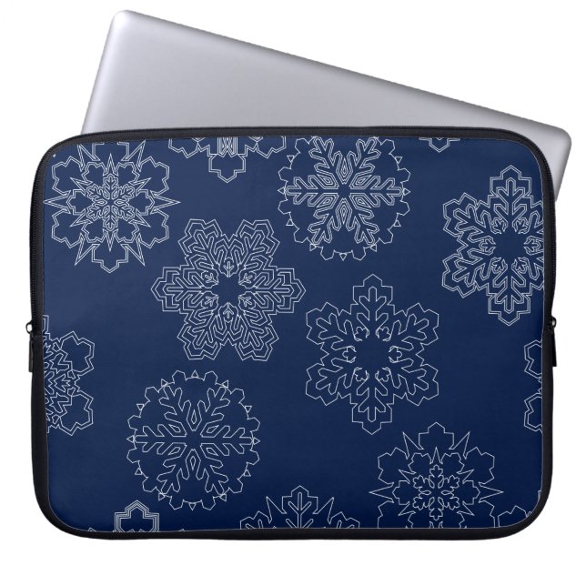 Snowflake Laptop Fodral (Framsidan)