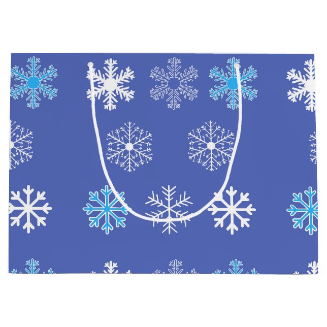 Snowflake Large Gift Bag (Framsidan)
