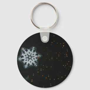 Snowflake- & ljuskeychain nyckelring