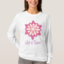 Snowflake Long Sleased Shirt T Shirt
