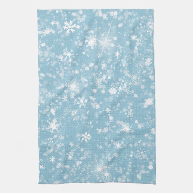 Snowflake Magic Kitchen Towel Kökshandduk (Vertikal)