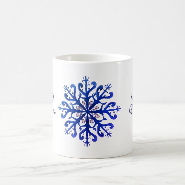 Snowflake Magic Retro Mugg (Center)