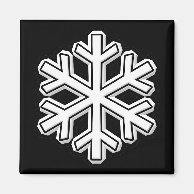 Snowflake Magnet (Framsidan)
