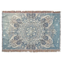 Snowflake Mandala i Frosty Hues 3