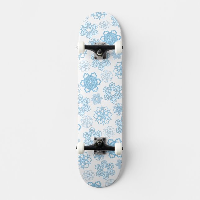 Snowflake Mini Skateboard Bräda 18,5 Cm (Framsida)