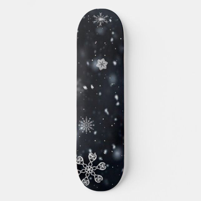 Snowflake Mini Skateboard Bräda 18,7 Cm (Framsida)