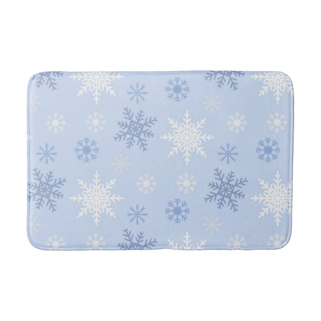 Snowflake mönster badrumsmatta (Framsidan)