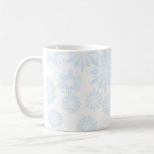 Snowflake mönster kaffemugg