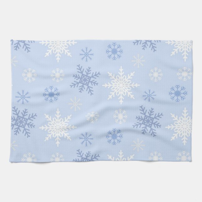 Snowflake mönster kökshandduk (Horisontell)
