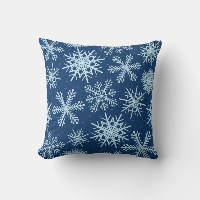 Snowflake mönster kudde (Framsida)