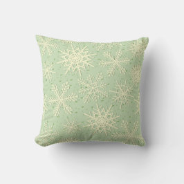 Snowflake mönster kudde