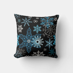Snowflake mönster kudde
