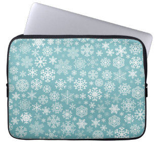 Snowflake mönster laptop fodral