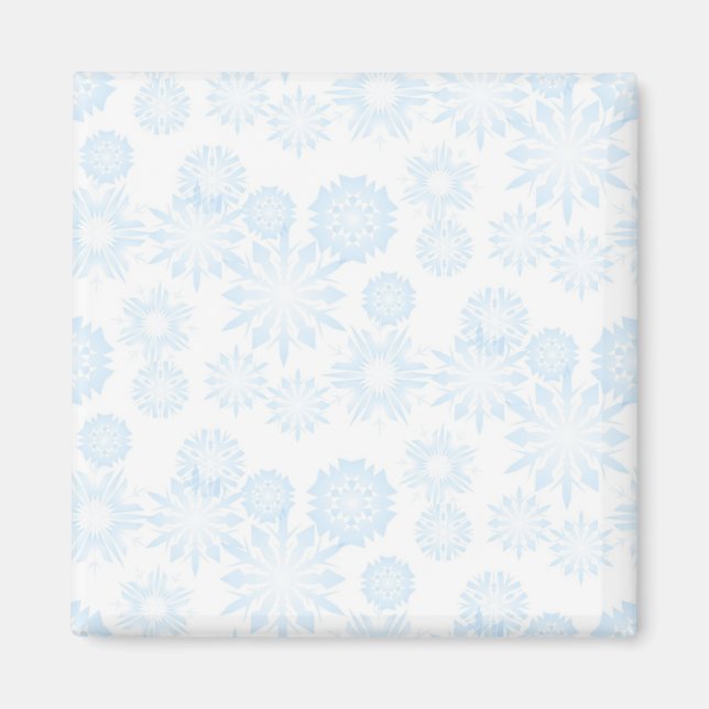 Snowflake mönster magnet (Framsidan)