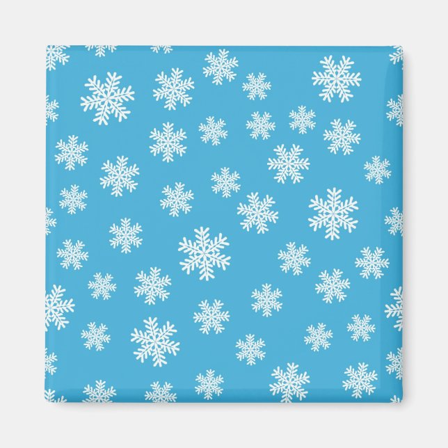 Snowflake mönster magnet (Framsidan)