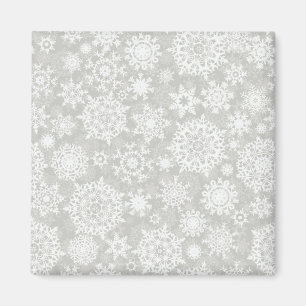 Snowflake mönster magnet
