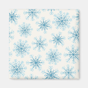 Snowflake mönster magnet