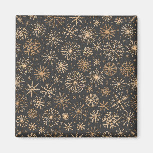 Snowflake mönster magnet