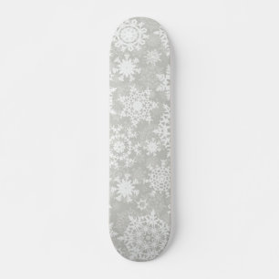 Snowflake mönster mini skateboard bräda 18,5 cm
