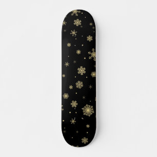 Snowflake mönster mini skateboard bräda 18,5 cm