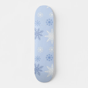 Snowflake mönster mini skateboard bräda 18,5 cm